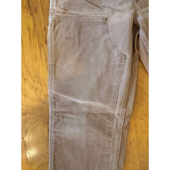 Vintage Carhartt Double Knee Pants Size 34x32/ 34x31 Original Fit B01 BRN USA - Picture 6 of 7